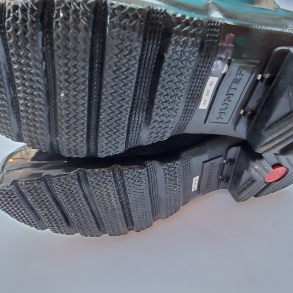 Hunter Boots Black sz US 6 - Picture 5 of 10